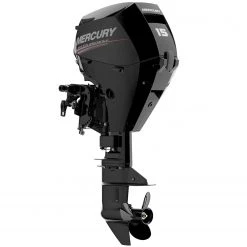 MERCURY MARINE Outboard Motors 15hp Electric Start Remote Steering 4-Stroke Outboard, 15" Shaft Length