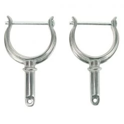 WHITECAP Boats Chrome-Plated Zamac Pinned Oarlock Horn, 1 1/2" Length