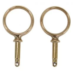 WHITECAP Boats Bronze Round Mount Oarlock Horn