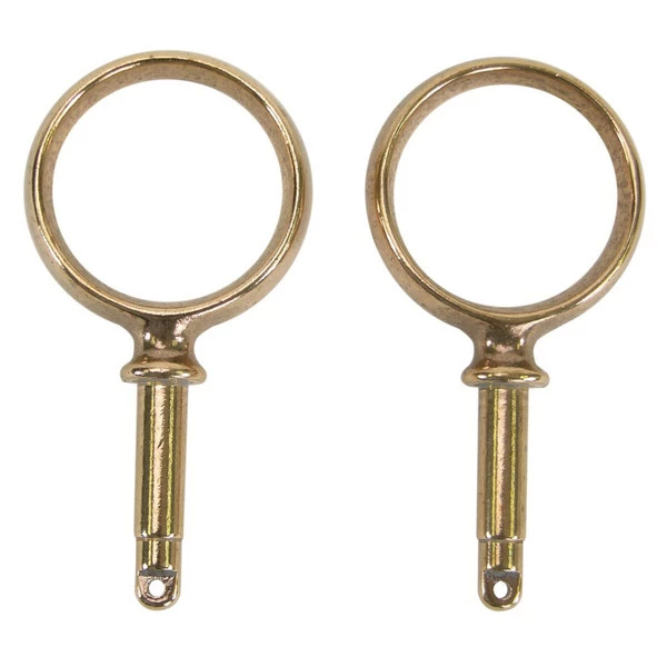 WHITECAP Boats Bronze Round Mount Oarlock Horn 1 WHITECAP Boats Bronze Round Mount Oarlock Horn