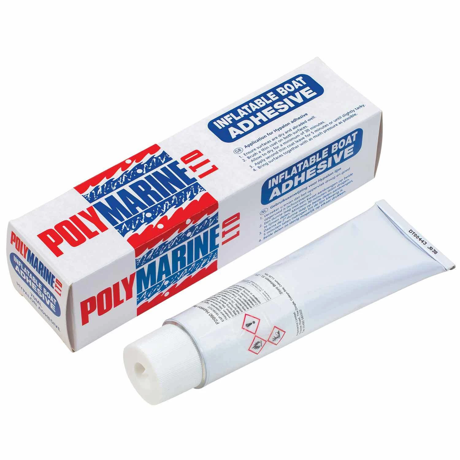 POLY MARINE Boats 1-Part Hypalon Adhesive, 70mL Tube 1 POLY MARINE Boats 1-Part Hypalon Adhesive, 70mL Tube