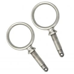 WEST MARINE Boats Stainless Round Steel Oarlock, 2" Interior Diameter